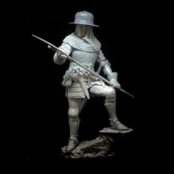 1/24 antik savaşçı asker Piyade Reçine şekilli kalıp kitleri Minyatür asker Demonte Boyasız