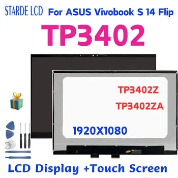 14 inç Asus VivoBook Flip 14 TP3402 lcd ekran dokunmatik ekranlı sayısallaştırıcı grup ASUS TP3402Z TP3402ZA Yedek Parça