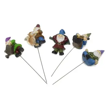 ADET Peri bahçe Minyatürleri Gnome Mini Sevimli Cüce Figürleri Parlak Renkler Ve Zeka Herhangi Bir Bahçeye Neşe Getirir Yüksek Kalite