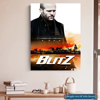 Blitz (2011) Film Afiş Sanat Kapak Yıldız Fotoğraf Baskı Daire Ev Dekor Duvar Boyama (Çerçeve Yok)