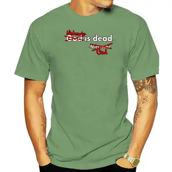 Tanrı Nietzsche Ölü Vektör Tasarım T Shirt Baskı Streetwear Yeni Stil Yenilik Spor Giyim Sıcak Satış Büyük Boy Güneş Işığı