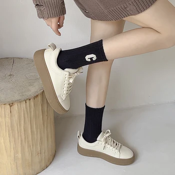 Çorap Kadın Nefes C Mektup Çorap Orta Buzağı Çorap Nis Gelgit spor çorapları Güz Yeni