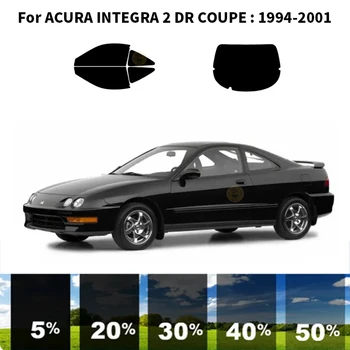 Önceden kesilmiş nanoceramics araba UV Pencere Tonu Kiti Otomotiv Cam Filmi ACURA INTEGRA 2 İçin DR COUPE 1994-2001